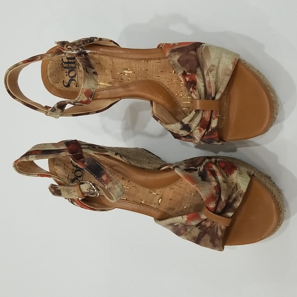 SOFFT Platform Wedge Strappy Sandals - Picture 3 of 6